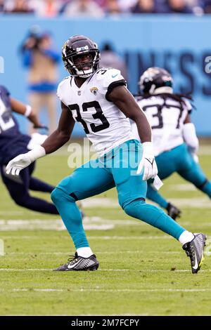 Jacksonville Jaguars linebacker Devin Lloyd (33) defends against the Dallas  Cowboys during an NFL Football game in Arlington, Texas, Saturday, August  12, 2023. (AP Photo/Michael Ainsworth Stock Photo - Alamy