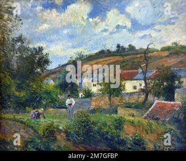 A l'angle de l'Hermitage 1878 Camille Pissarro 1830 - 1905 France Français Banque D'Images