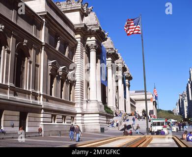 Metropolitan Museum of Art, 5e Avenue, Manhattan, New York, État de New York, États-Unis d'Amérique Banque D'Images