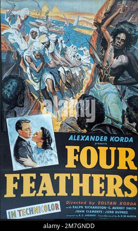 LE film FOUR FEERS 1939 United Artists réalisé par Zoltan Koda Banque D'Images