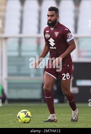 Turin, Italie, le 23rd décembre 2022. Djidji Koffi du FC de Turin lors du match amical au Stadio Grande Torino, Turin. Le crédit photo devrait se lire: Jonathan Moscrop / Sportimage Banque D'Images