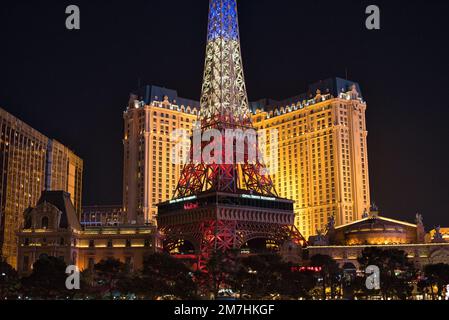 Las Vegas en décembre Banque D'Images