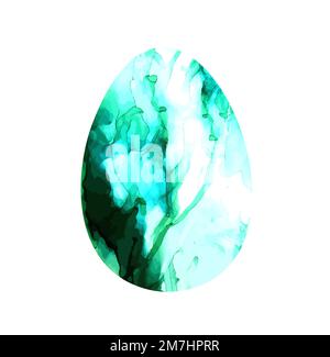 Aquarelle des œufs. Joyeuses Pâques. Illustration vectorielle Illustration de Vecteur