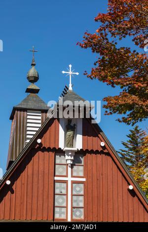 Japon, Honshu, Préfecture de Nagano, Karuizawa, Église catholique St Paul Banque D'Images