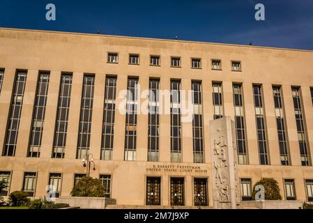 E. Barrett Prettyman Palais de justice des États-Unis, Washington, D.C., États-Unis Banque D'Images