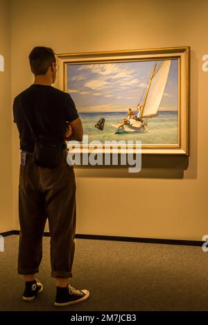 Edward Hopper: Ground Swell, 1939, National Gallery of Art - East Building, Washington, D.C., États-Unis Banque D'Images