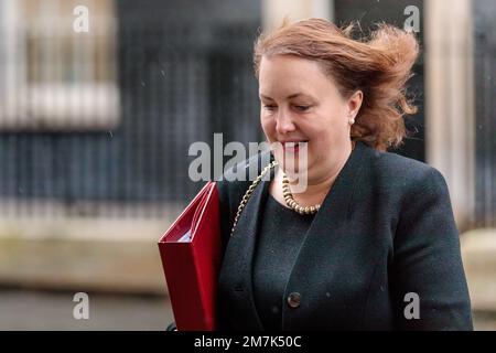 Downing Street, Londres, Royaume-Uni. 10th janvier 2023. Le député de Victoria Prits, procureur général, assiste à la réunion hebdomadaire du Cabinet au 10, rue Downing. Photo par Amanda Rose/Alamy Live News Banque D'Images