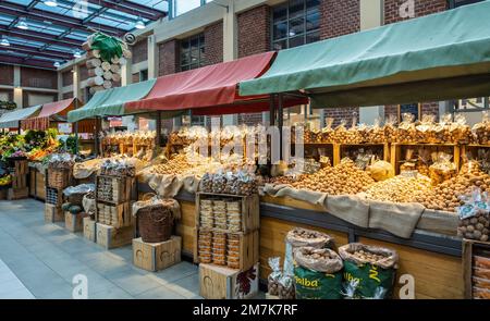 Magasin de restauration à Turin (Piémont, Italie), une partie de la chaîne internationale pour la distribution de nourriture italienne de qualité - Eataly Torino Lingotto Banque D'Images