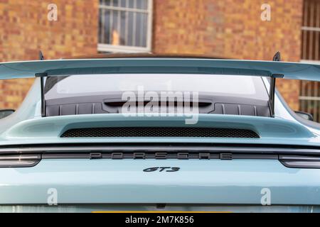 2022 Porsche 911 GT3 au centre du patrimoine de Bicester, événement du dimanche. Bicester, Oxfordshire, Angleterre Banque D'Images