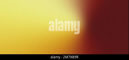 Jaune et rouge flou Grainy dégradé arrière-plan abstrait moderne texture sable automne couleurs papier clair texturé Thanksgiving ou halloween concept Banque D'Images