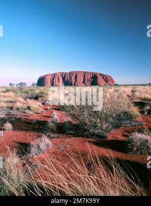 Australie.Territoire du Nord.Uluru (Ayers Rock). Banque D'Images