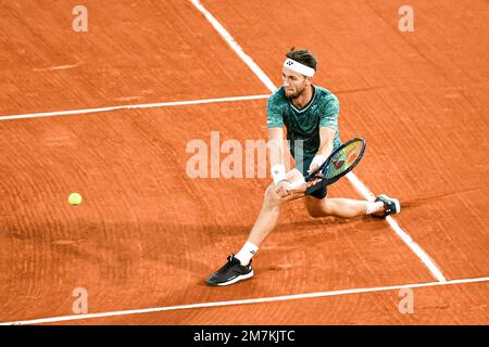 Joueur de tennis professionnel norvégien Casper Ruud à l'occasion du tournoi de tennis Roland-Garros sur 03 juin 2022 Banque D'Images