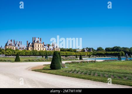 Fontainebleau (région de Paris) : le château et le parc Banque D'Images