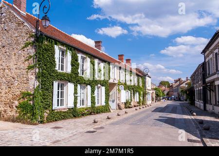 Barbizon (région de Paris): Musée départemental de l'Ecole de Barbizon, Òmusee départemental des Peintres de BarbizonÓ dans l'ancienne auberge Òauberge GanneÓ Banque D'Images