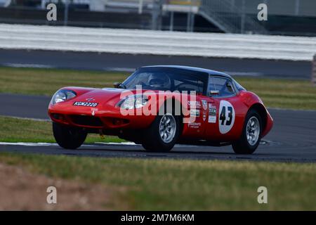 Ian Pearson, Callum Grant, Marcos 1800GT, Masters Historic Racing, International Trophy for Classic GT Cars avant 66, une course de cinquante minutes avec un compul Banque D'Images