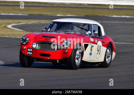 Mark Holme, Austin Healey 3000, Masters Historic Racing, International Trophy for Classic GT Cars avant 66, une course de cinquante minutes avec un pitst obligatoire Banque D'Images