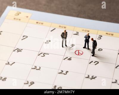 9 mars 2022 jour de l'élection présidentielle, marque de certification de vote Banque D'Images