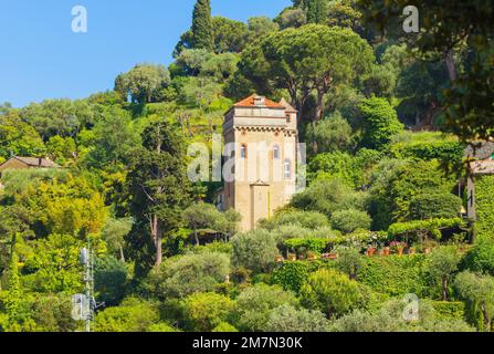 Ancienne demeure, Portofino, Ligurie, Italie Banque D'Images