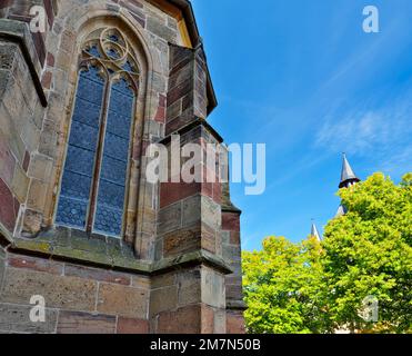 Europe, Allemagne, Hesse, quartier de Schwalm-Eder, ville de Fritzlar, Route allemande à colombages, cathédrale de Fritzlar, église de l'abbaye bénédictine de St. Peter, Haut Chœur Banque D'Images