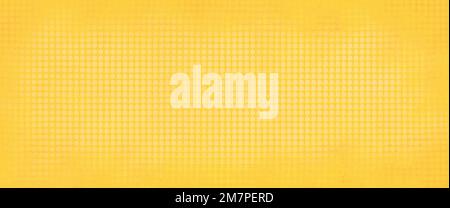 Arrière-plan simple et élégant, modèle, bannière ou bande jaune doré avec un motif uniforme de points, 4K et légèrement plus clair au milieu Banque D'Images