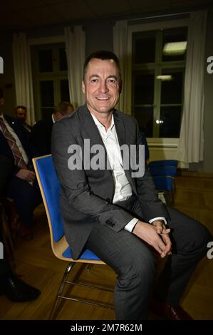 Torsten Herbst (MDB und paramentarischer Geschäftsführer der Bundestag) beim Neujahrsempfang der FDP Görlitz im Wichernhaus. Görlitz, 10,01. Banque D'Images