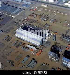 Vue verticale du Centre du bataillon de construction navale. Base: Port Hueneme État: Californie (CA) pays: Etats-Unis d'Amérique (USA) Banque D'Images