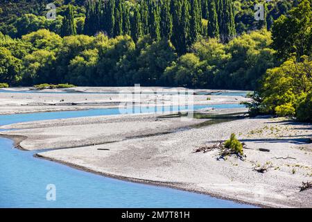 Rivière Shotover, Queenstown, Nouvelle-Zélande, mercredi, 28 décembre, 2022. Banque D'Images