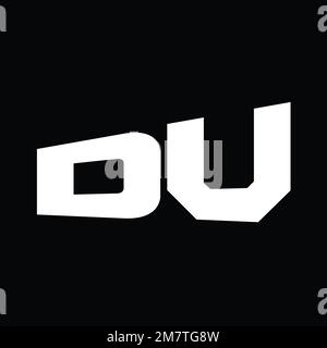 Logo monogramme grand alphabet vecteur images modèle de conception Banque D'Images