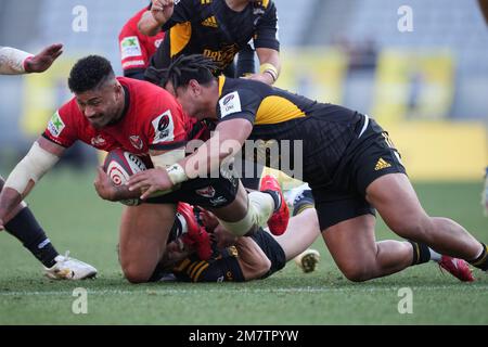 Amanaki Lelei Mafi de Canon Eagles lors de la Ligue japonaise de rugby un match de 2022-23 entre Suntory Sungoliath de Tokyo et les Eagles de Yokohama au stade Ajinomoto à Tokyo, au Japon, sur 7 janvier 2023. Credit: AFLO/Alay Live News Banque D'Images