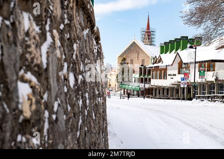 Rieti, Rieti, Italie. 10th janvier 2023. Le village de Terminillo sous la neige le 10 janvier 2023 à Rieti, en Italie. (Credit image: © Riccardo Fabi/Pacific Press via ZUMA Press Wire) USAGE ÉDITORIAL SEULEMENT! Non destiné À un usage commercial ! Banque D'Images