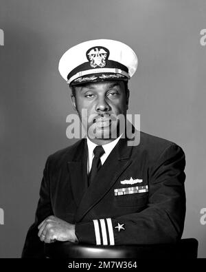 CDR Kenneth H. Johnson, USN (couvert). Pays : inconnu Banque D'Images