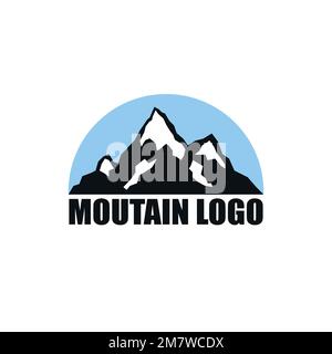 Modèle de logo Mountain. Icône montagne. Illustration vectorielle. SPE 10. Illustration de Vecteur