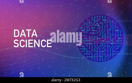 Science des données, Big Data, papier peint, Industrie 4,0 Banque D'Images