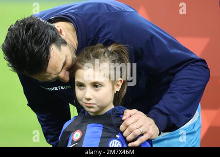 Stade San Siro, Milan, Italie, 10 janvier 2023, Gianluigi Buffon de PARME CALCIO lors de l'Inter - FC Internazionale vs Parme Calcio - italienne Footba Banque D'Images