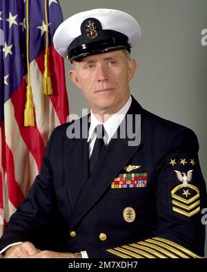 BILLY C. Sanders, technicien PRINCIPAL EN AVIONIQUE, USN (MAÎTRE-CHEF DE LA MARINE) (couvert). Pays : inconnu Banque D'Images