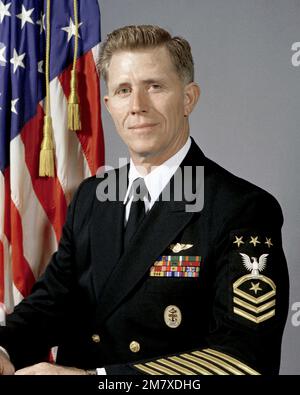 BILLY C. Sanders, technicien EN CHEF PRINCIPAL avionique, USN (MAÎTRE-CHEF DE LA MARINE) (découvert). Pays : inconnu Banque D'Images