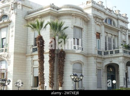 Le palais Zafaran de Saffron, un palais royal égyptien construit en 1870, le traité anglo-égyptien de 1936 y fut signé et la ligue arabe 1945 fut créée Banque D'Images