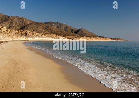 Mexique, Baja California sur, El Sargento, Mer de Cortez, Plage d'eau chaude, 2008 Banque D'Images