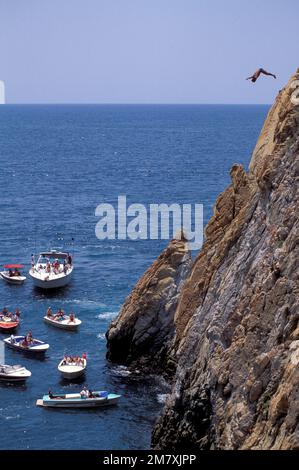 Mexique, Côte du Pacifique, Guerrero, Bahia de Acapulco, Acapulco, La Quebrada, divers point, Banque D'Images