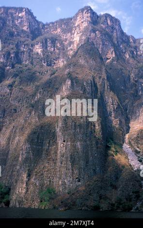 Mexique, Chiapas, Tuxtla Gutierrez, Canon del Sumidero Parc National, Banque D'Images