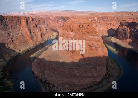 Le fleuve Colorado à Horseshoe Bend à Glen Canyon, en Arizona Banque D'Images