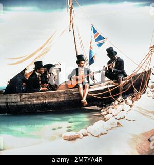 Polly oder Die bataille am Bluewater Creek, Fernsehfilm nach dem Stück von John gay, Deutschland 1975, Regie: Jürgen Flimm, Szenenfoto Banque D'Images