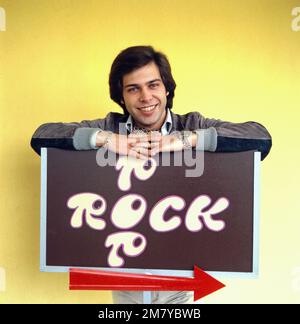 Rockpop, Konzert- und Live-Musik-Sendereihe, Deutschland 1977 - 1982, Sendung vom 4. März 1978, modérateur Christian Simon Banque D'Images