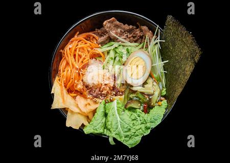 Cuisine nationale coréenne, délicieux Bibimbap Banque D'Images