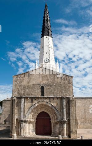 Prieuré de Saint Stephen, clocher, Ars en Re, Ile de Re, Charentes Maritime Banque D'Images