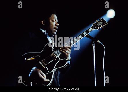 Philippe gras / le Pictorium - B.B King - 14/4/2011 - France / Ile-de-France (région) / Paris - concert B.B King, salle Pleyel, 15 janvier 1968 Banque D'Images
