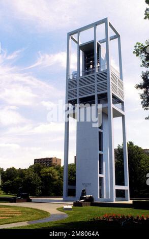 Vue sur le Carillon des pays-Bas. Base: Arlington État: Virginia (va) pays: Etats-Unis d'Amérique (USA) Banque D'Images