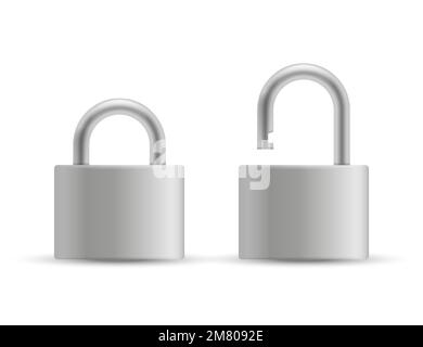 Jeu de cadenas réalistes isolés sur fond blanc. Illustration vectorielle. SPE 10. Illustration de Vecteur