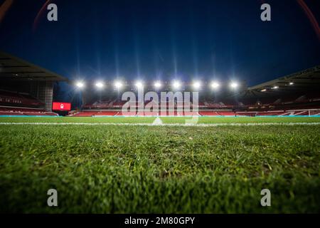 Nottingham, Royaume-Uni. 11th janvier 2023. Une vue générale de la ville avant le match final de la Carabao Cup Quarter Nottingham Forest vs Wolverhampton Wanderers at City Ground, Nottingham, Royaume-Uni, 11th janvier 2023 (photo de Ritchie Sumpter/News Images) à Nottingham, Royaume-Uni le 1/11/2023. (Photo de Ritchie Sumpter/News Images/Sipa USA) crédit: SIPA USA/Alay Live News Banque D'Images