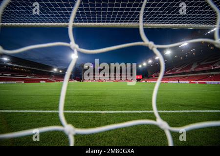 Nottingham, Royaume-Uni. 11th janvier 2023. Une vue générale de la ville avant le match final de la Carabao Cup Quarter Nottingham Forest vs Wolverhampton Wanderers at City Ground, Nottingham, Royaume-Uni, 11th janvier 2023 (photo de Ritchie Sumpter/News Images) à Nottingham, Royaume-Uni le 1/11/2023. (Photo de Ritchie Sumpter/News Images/Sipa USA) crédit: SIPA USA/Alay Live News Banque D'Images